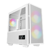 Thùng máy Deepcool CH360 Digital WH - Trắng | Kèm sẵn 3 fan ARGB