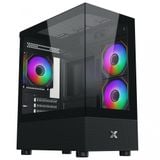 Thùng máy Xigmatek Alphard Micro ATX - Đen | Kèm sẵn 3 fan (EN 44090)