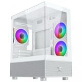 Thùng máy Xigmatek Alphard Micro ATX - Trắng | Kèm sẵn 3 fan (EN 44113)