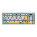 Bàn Phím Giả Cơ Không Dây VSP VK95 Plus | 3 Mode, Min-White-Yellow (KM04-VK95PL0164)