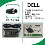 Adapter Laptop Dell 19.5V 3.34A 65W | Đầu kim 7.4*5.0 (Oval)
