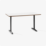 Bàn văn phòng HYPERWORK Core Desk 1m2 | Thép, Mặt bàn P1PB, Khung đen / Mặt trắng