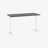 Bàn văn phòng HYPERWORK Core Desk 1m2 | Thép, Mặt bàn P1PB, Khung trắng / Mặt đen