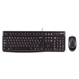 Bàn phím giả cơ văn phòng Logitech MK120 | Có dây, Fullsize, Black
