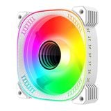 Quạt tản nhiệt PC Coolmoon TY1 | Fan lẻ 120mm, ARGB, Trắng