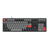 Bàn phím gaming Dare-U EK108 RT | Rapid Trigger, Có dây, Waterproof, SKY Magnetic Switch, RGB, Đen