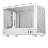 Thùng máy Deepcool CH160 WH Glass Mini-ITX | Trắng, không kèm fan
