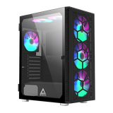 Thùng máy Montech X3 Glass - Đen | Gắn sẵn 6 fan RGB