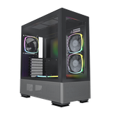 Thùng máy Montech Sky Two | Mid Tower, Kèm sẵn 4 fan RGB