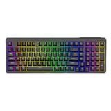Bàn phím giả cơ gaming Vitra KL86 | Có dây, Full size, Multi LED Rainbow, Black