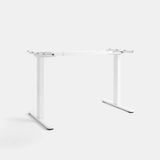 Bàn văn phòng Nâng hạ Active DP03 1m4 / 1m6 | Thép, Trắng