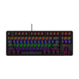 Bàn phím cơ gaming Rapoo V500 PRO 87 | Có dây, TKL, Linear Switch, RGB, Black