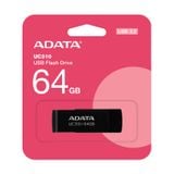USB ADATA 64GB Đen / USB 3.2 Gen 1 (UC310-64G-RBK)