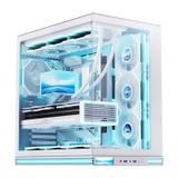 Thùng máy Leopard AX-2 | ATX, Màn hình LCD, ARGB, Không kèm fan, Trắng